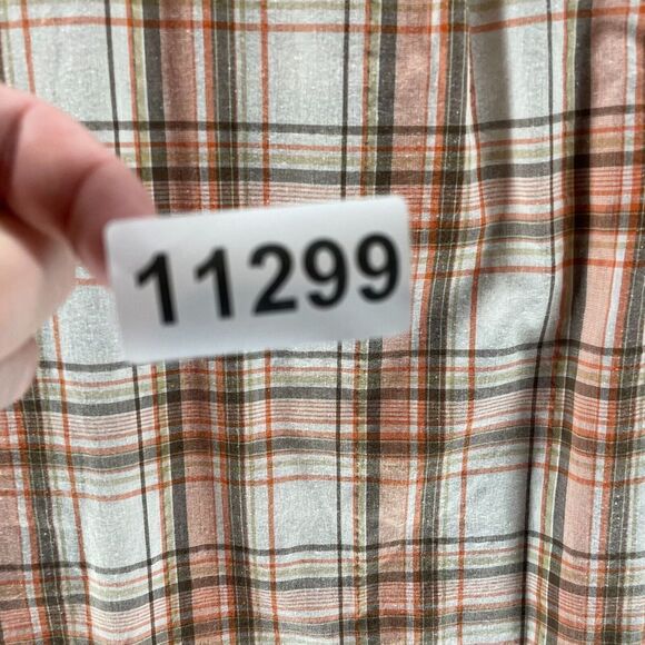 The North Face Shirt Adult Extra Large Pink Plaid Button Up Snaps Outdoor Mens - Picture 10 of 10